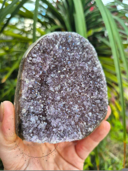 Rainbow Amethyst cut base