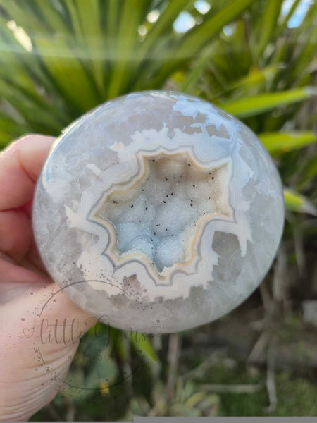 Druzy Agate Mushroom 001