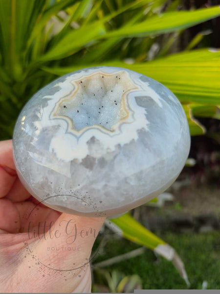 Druzy Agate Mushroom 001