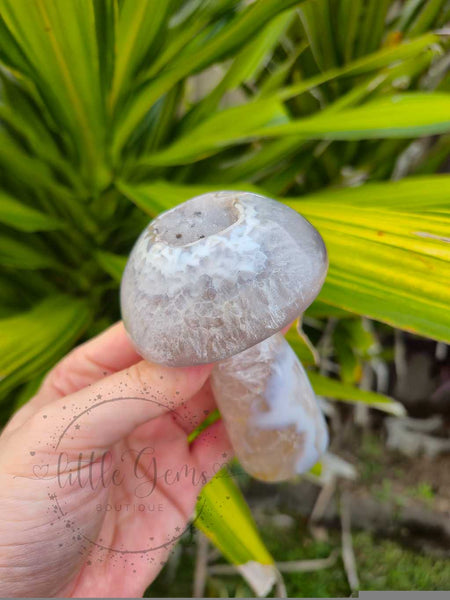 Druzy Agate Mushroom 004