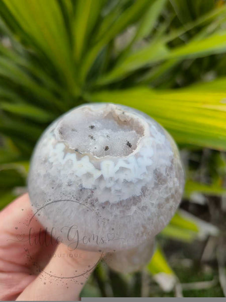 Druzy Agate Mushroom 004