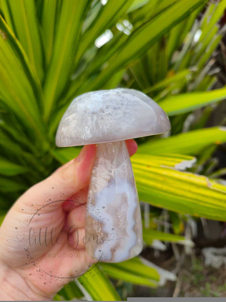 Druzy Agate Mushroom 004