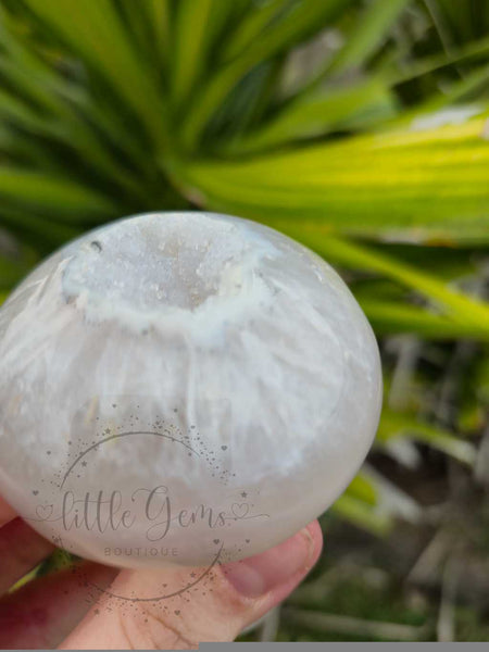 Druzy Agate Mushroom 006